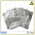 Aluminum foil antistatic bags resealable